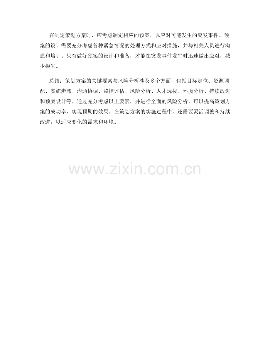 策划方案的关键要素与风险分析.docx_第3页