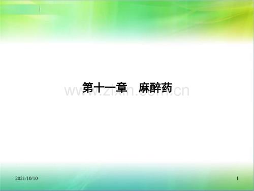 药理学-麻醉药.ppt