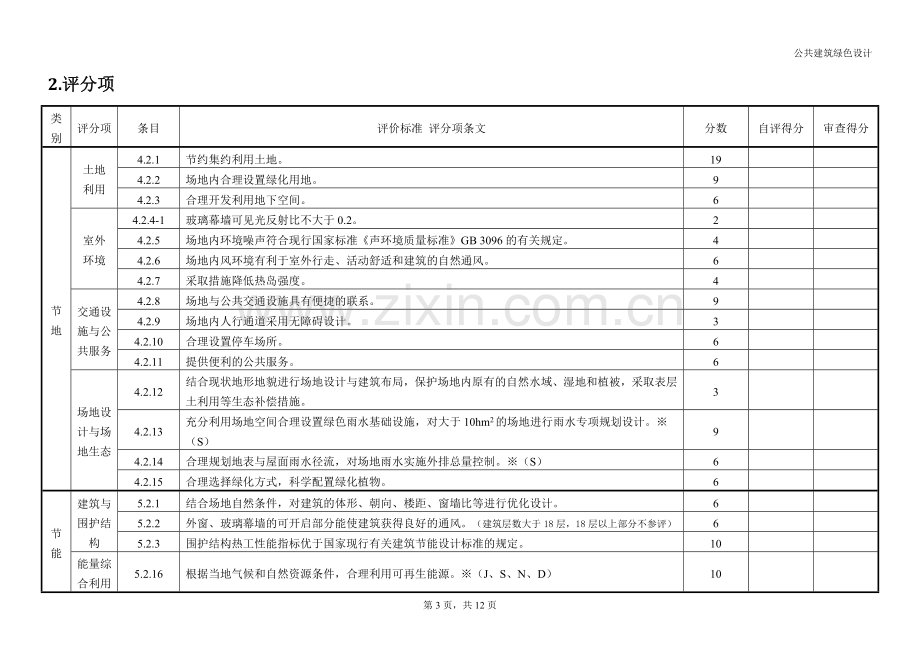 上海市公共建筑绿色设计情况信息表.doc_第3页