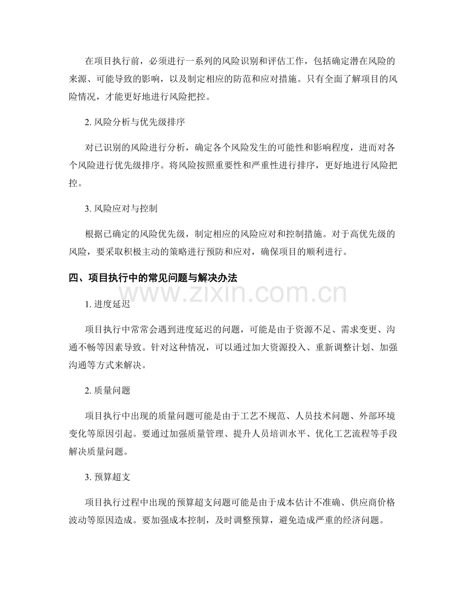 实施方案中的项目执行与风险把控.docx_第2页