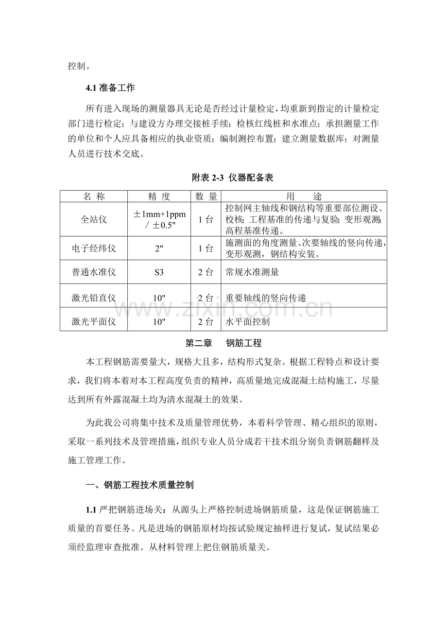 压缩机厂房钢筋安装、混凝土浇筑施工方案.docx_第2页