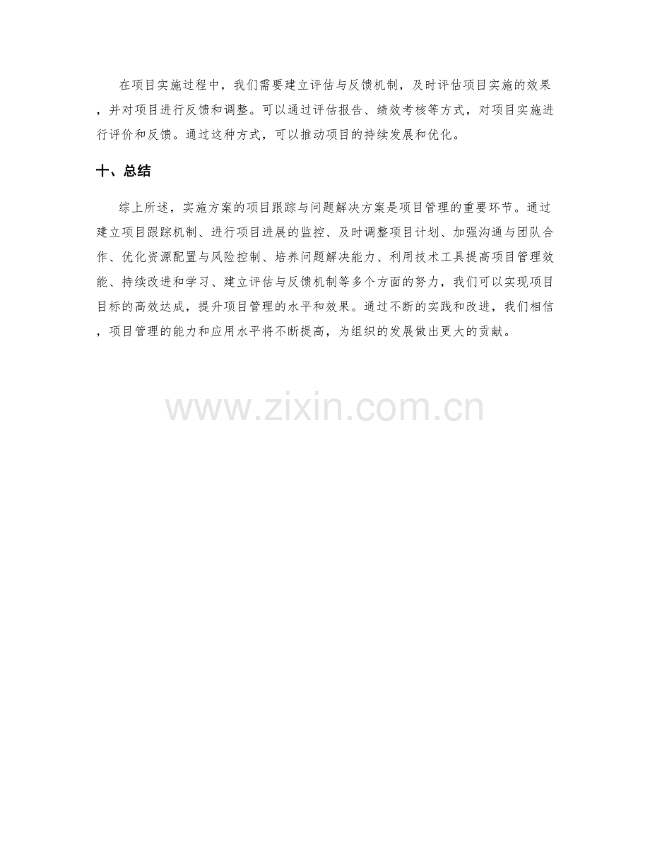 实施方案的项目跟踪与问题解决方案.docx_第3页