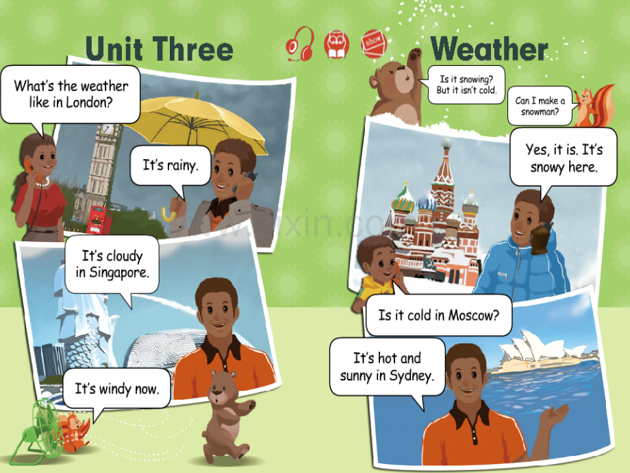 2014英语四年级下unit3weatherB部分.pptx_第1页