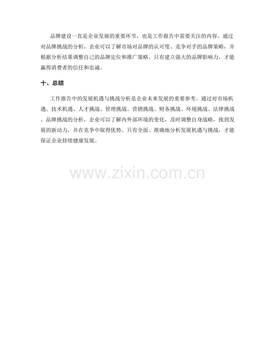 工作报告中的发展机遇与挑战分析.docx_第3页