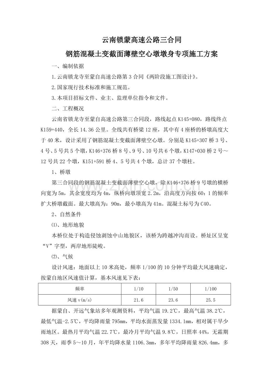 薄壁空心墩施工专项方案.docx_第2页