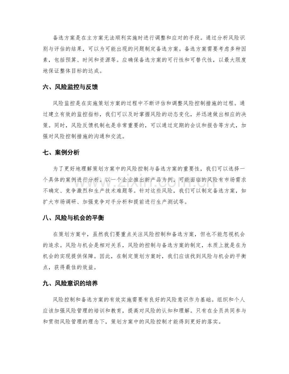 策划方案中的风险控制与备选方案.docx_第2页