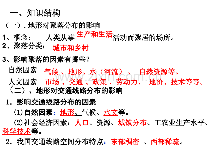 高考复习地形对聚落及交通线路分布的影响剖析.pptx_第2页