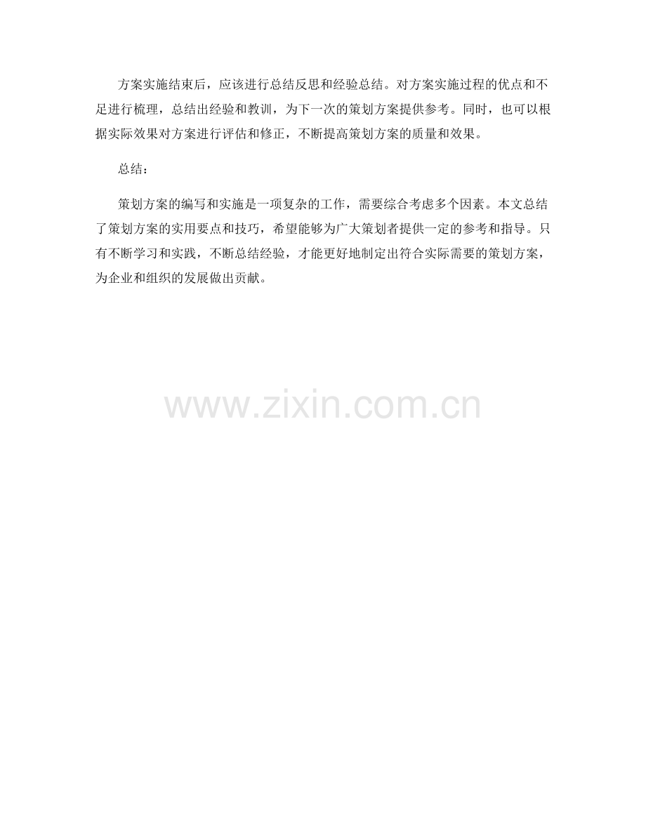 策划方案的实用要点与技巧.docx_第3页