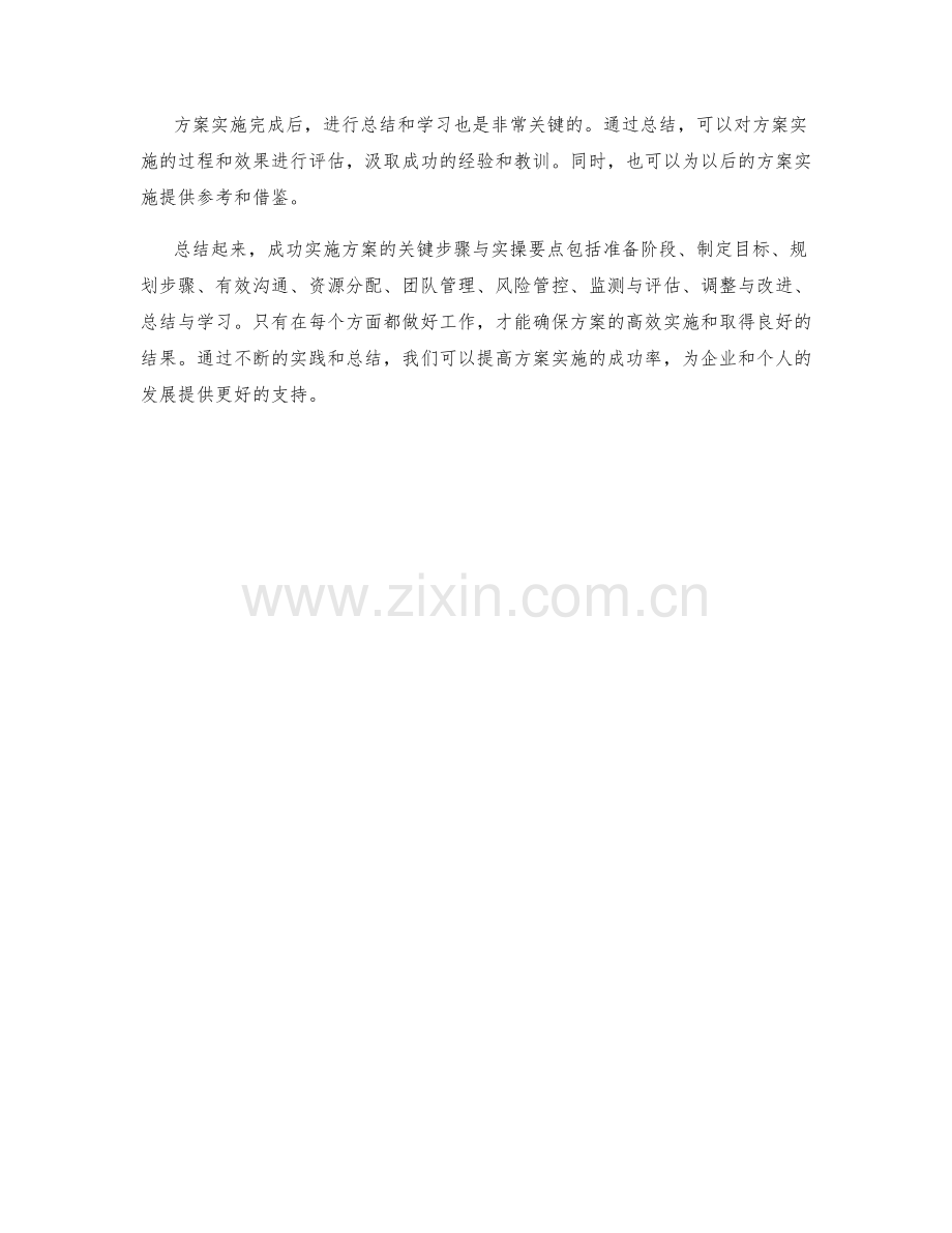 成功实施方案的关键步骤与实操要点.docx_第3页