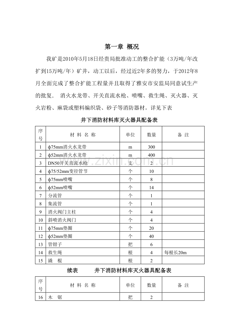 矿井防灭火方案.docx_第1页