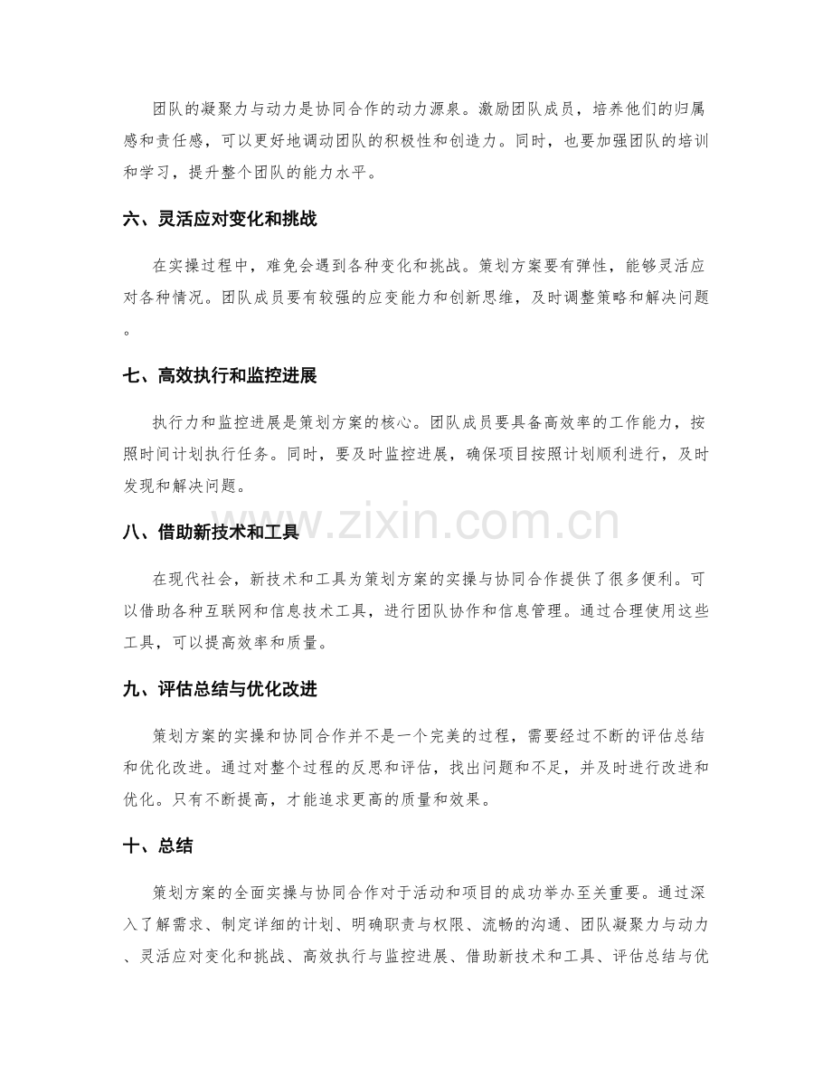 策划方案的全面实操与协同合作.docx_第2页