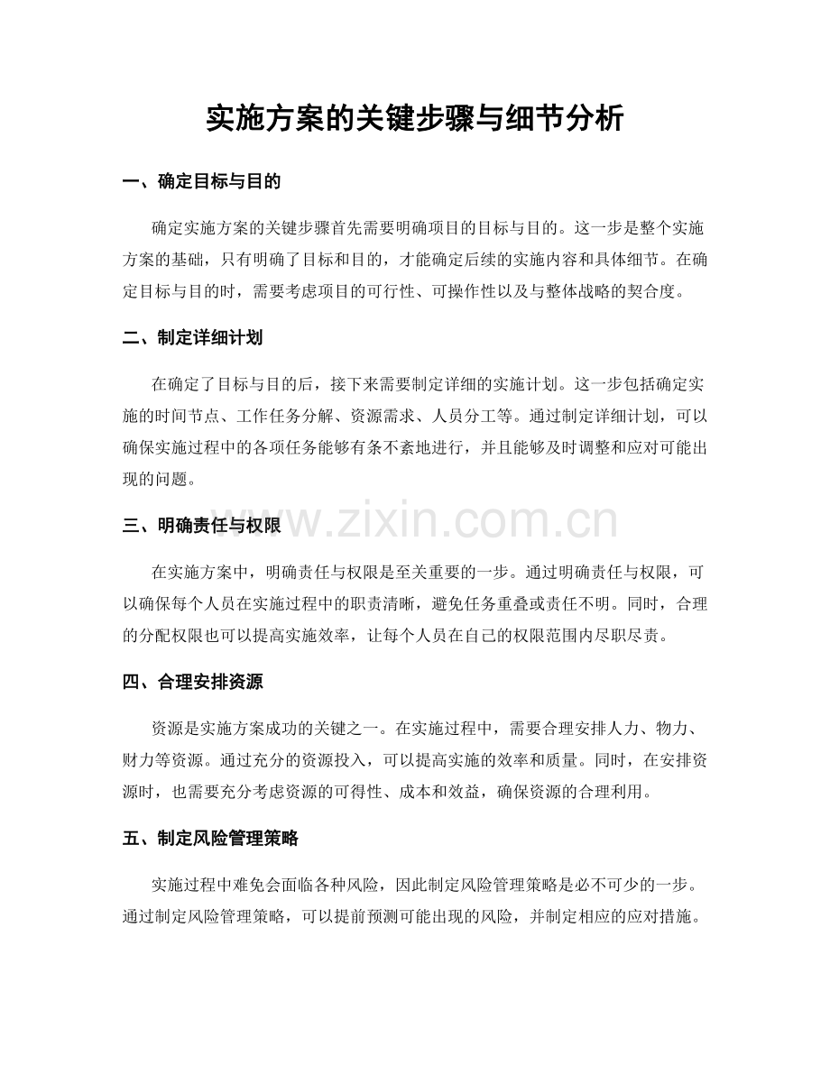 实施方案的关键步骤与细节分析.docx_第1页