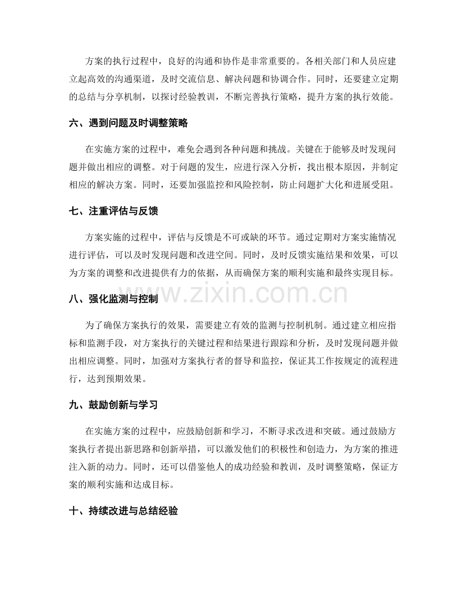 实施方案的执行策略和成功关键.docx_第2页