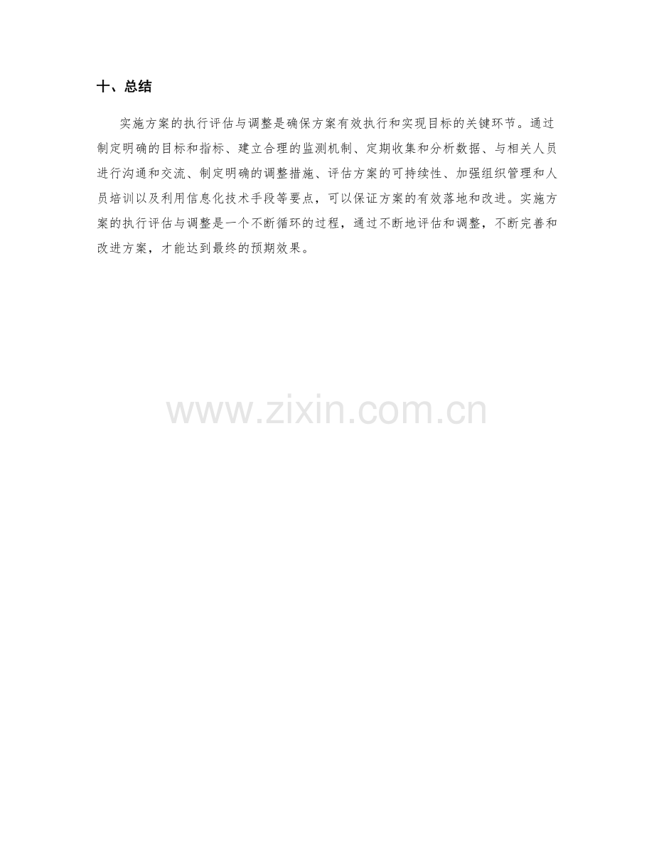 实施方案的执行评估与调整要点.docx_第3页