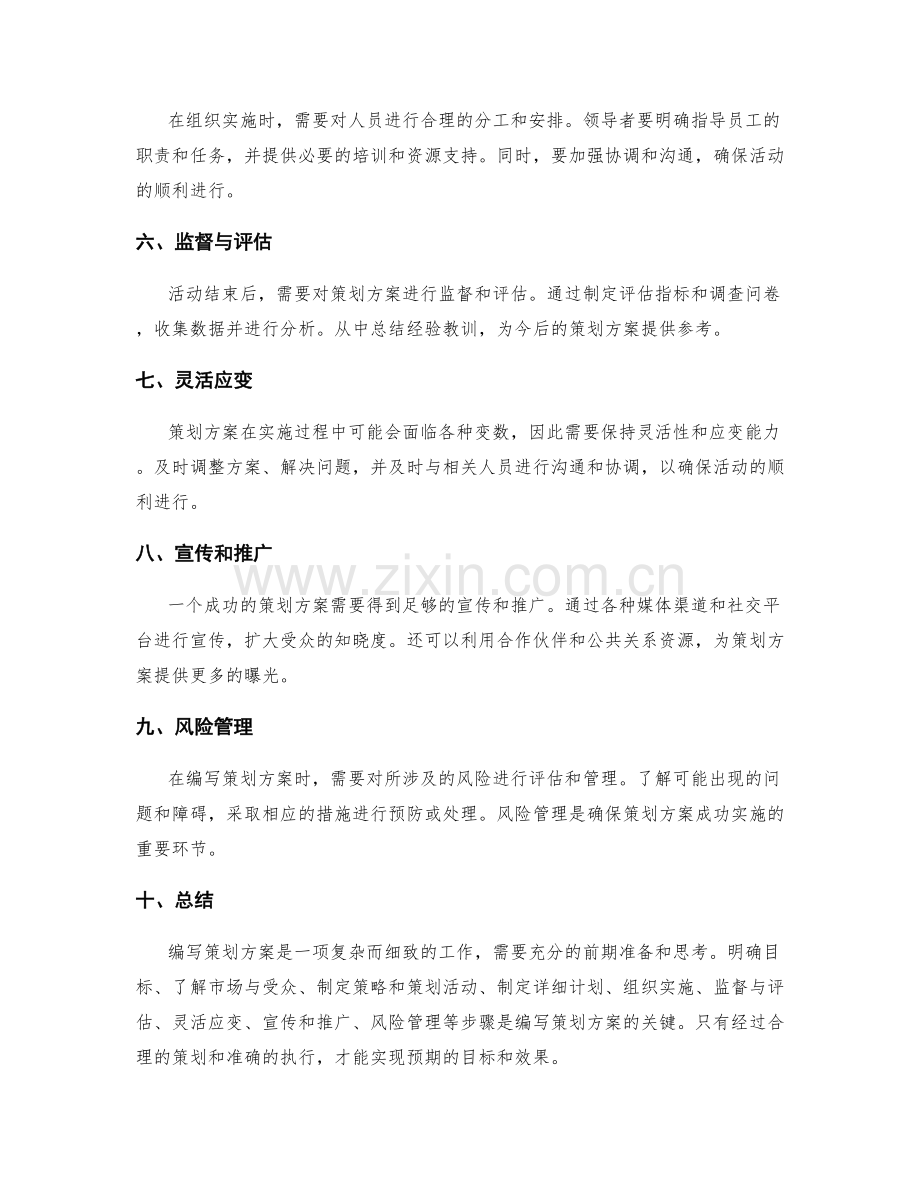 编写策划方案的步骤与注意事项.docx_第2页