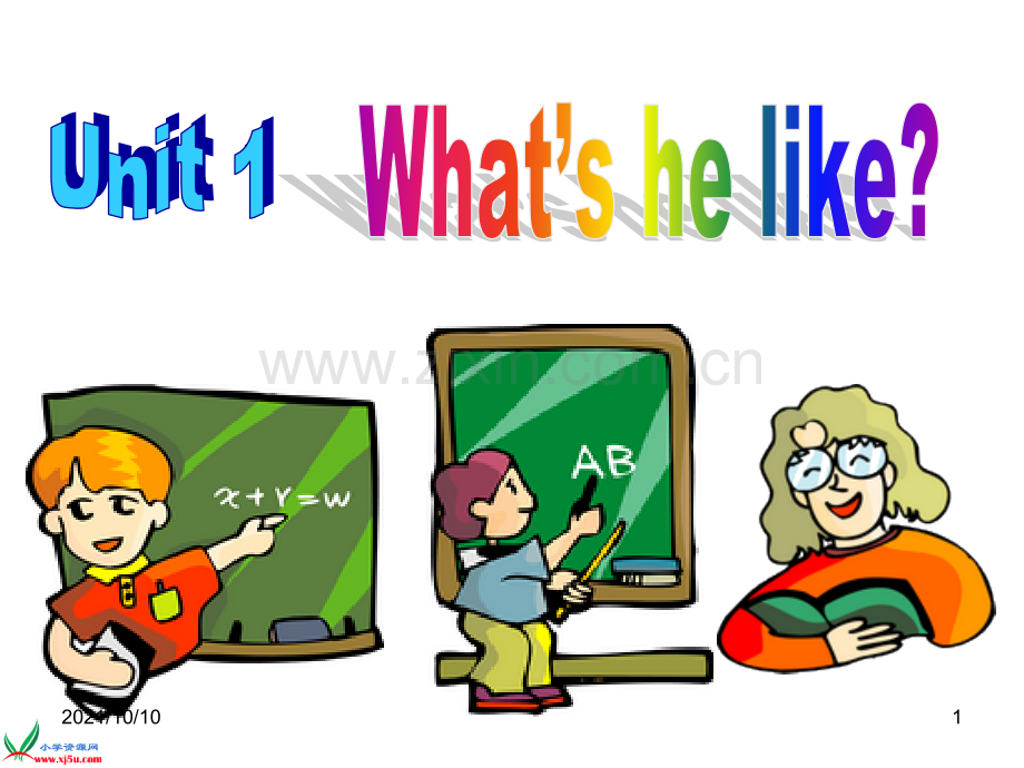 新PEP小学英语五年级上册Unit1-What27s-he-like-A-Let27s-talk-课.ppt_第1页