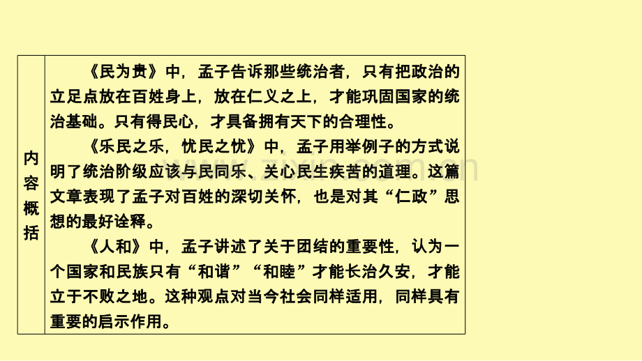 高中语文第2单元孟子蚜1王好战请以战喻课件新人教版选修先秦诸子蚜.ppt_第3页