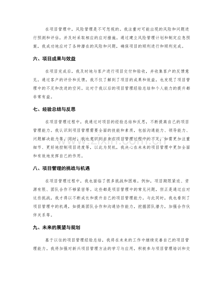 年终总结中的项目管理与经验总结.docx_第2页