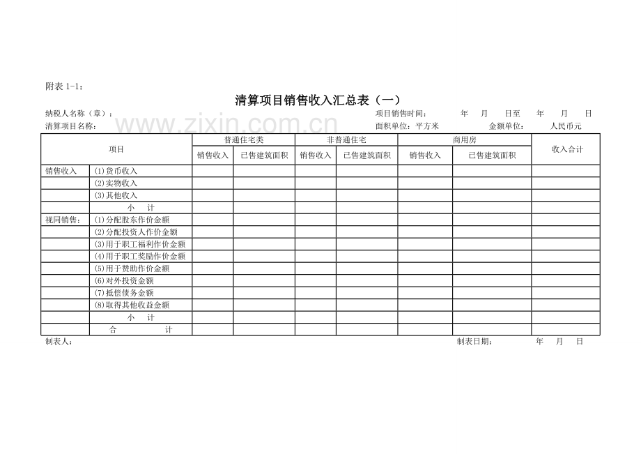 土地增值税清算申报表及附表.doc_第2页