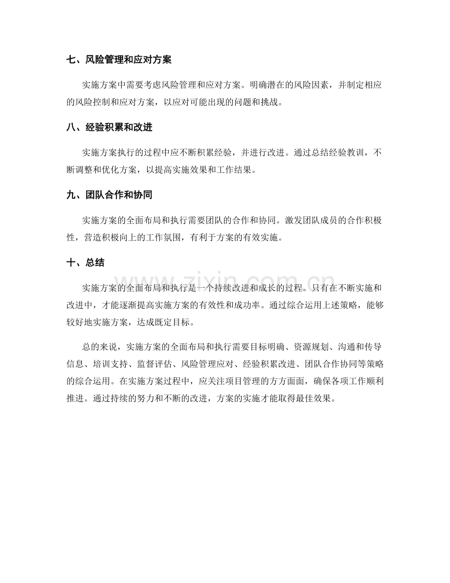 实施方案的全面布局和执行.docx_第2页