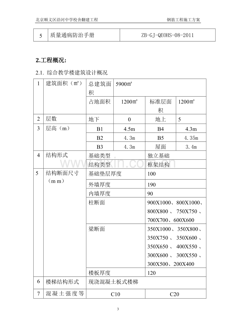 201169钢筋工程施工方案00.doc_第3页