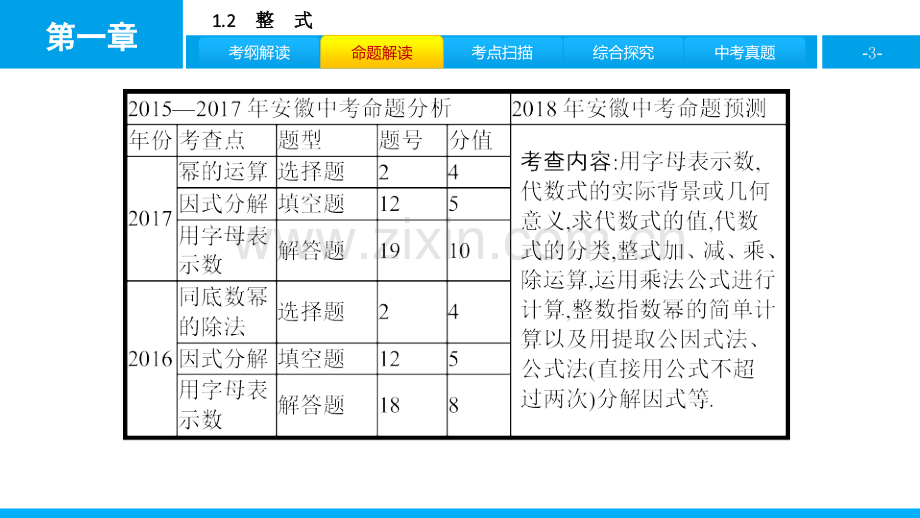 沪科版初中数学中考第一轮复习12.pptx_第3页