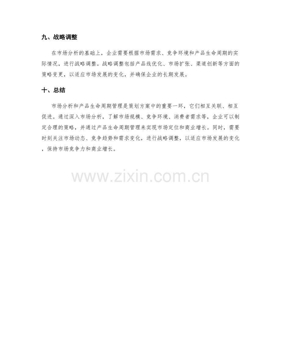 策划方案中的市场分析和产品生命周期管理.docx_第3页