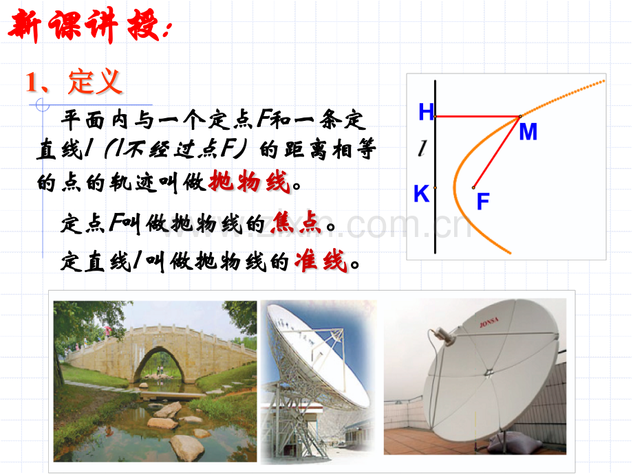 抛物线及其标准方程优质课.pptx_第3页