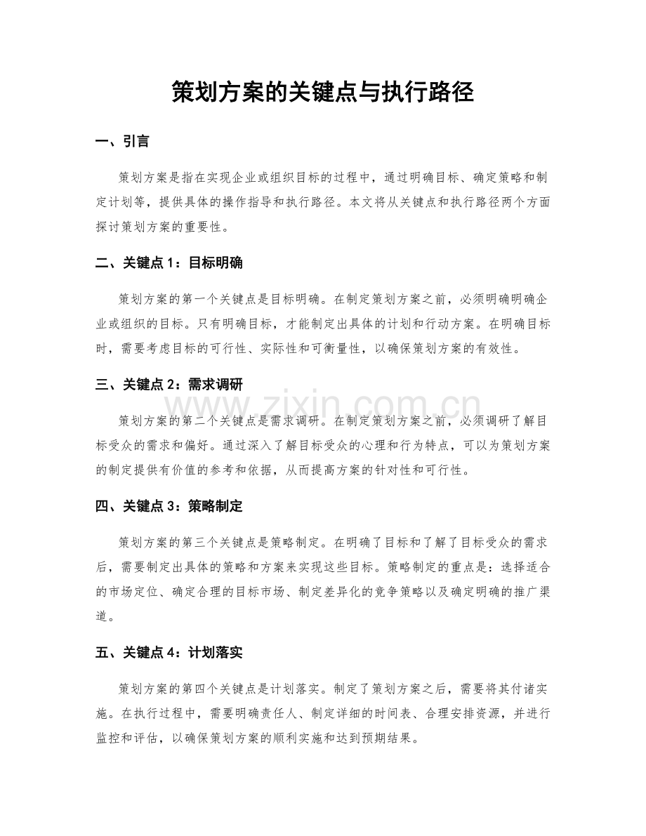 策划方案的关键点与执行路径.docx_第1页