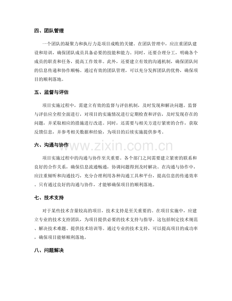 实施方案如何确保项目的顺利落地.docx_第2页