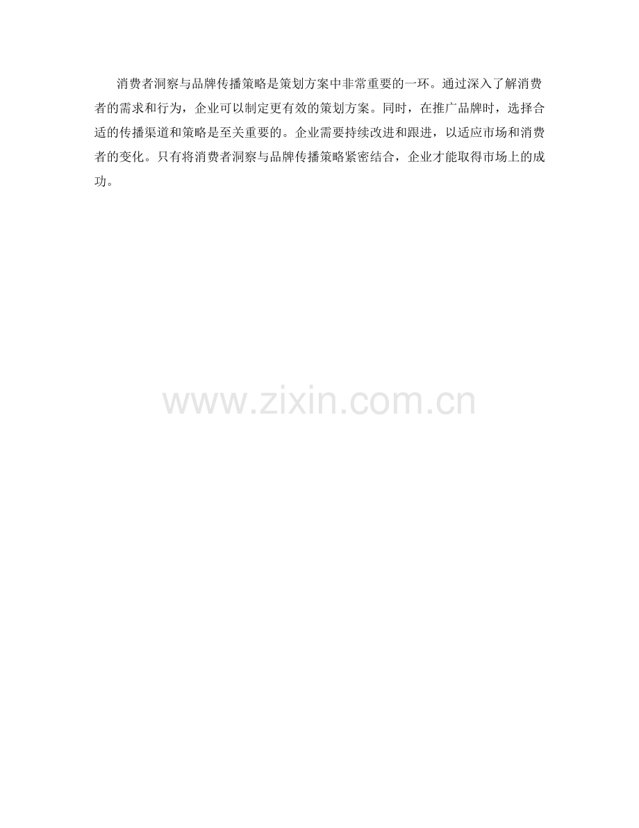 策划方案中的消费者洞察与品牌传播策略.docx_第3页