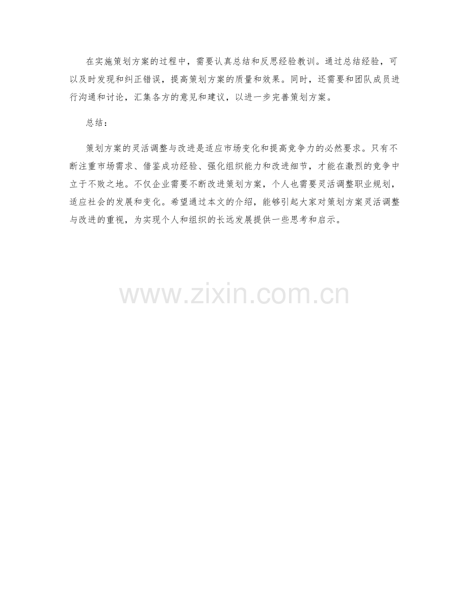 策划方案的灵活调整与改进.docx_第3页