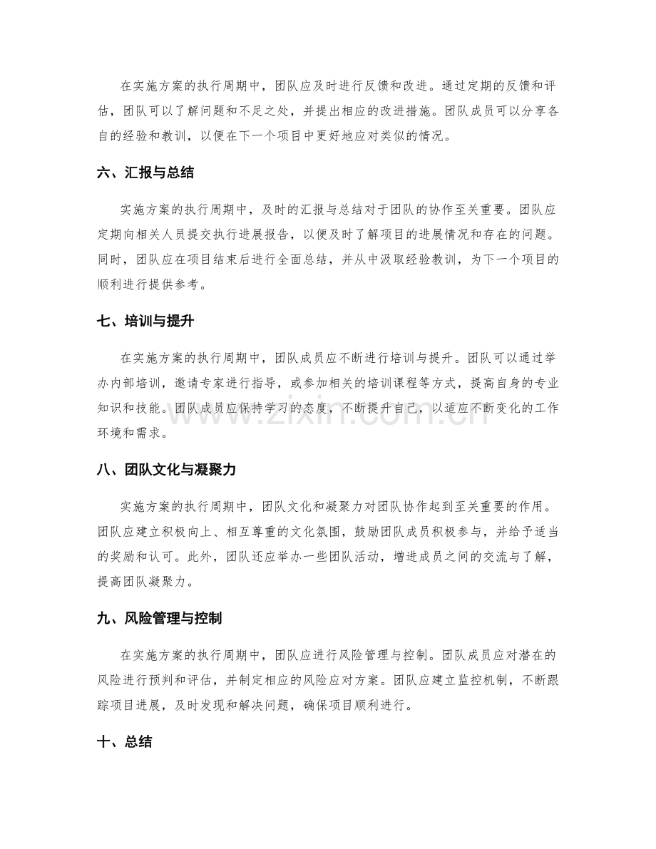 实施方案的执行周期与团队协作.docx_第2页