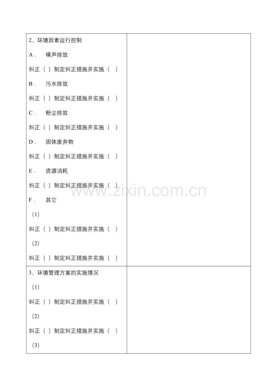 环境职业健康安全绩效监测记录表.doc_第2页