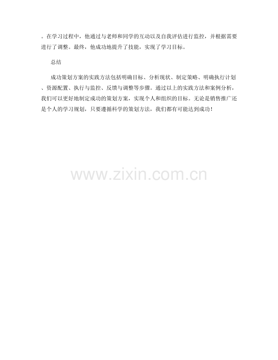 成功策划方案的实践方法和案例分析.docx_第3页