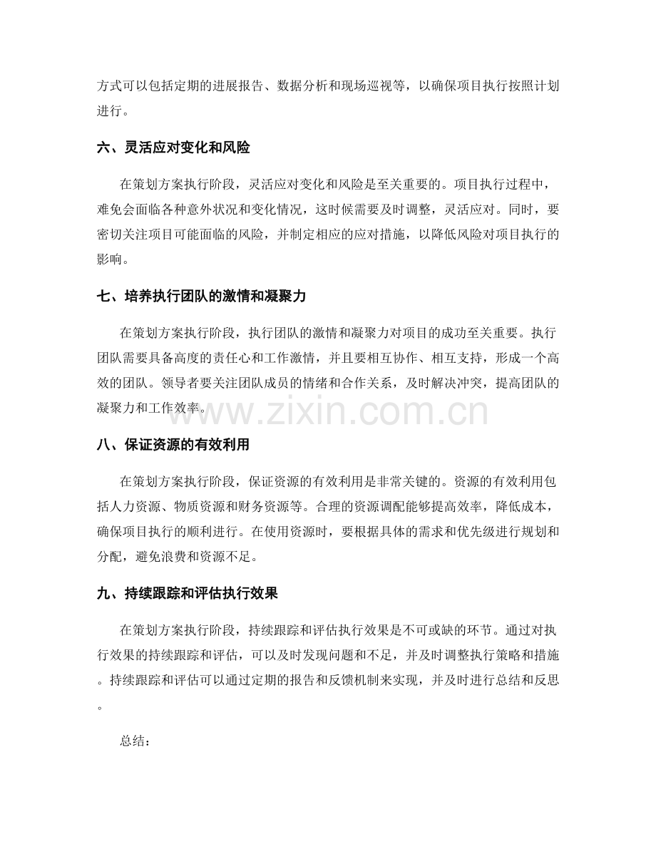 策划方案执行阶段的关键要点.docx_第2页