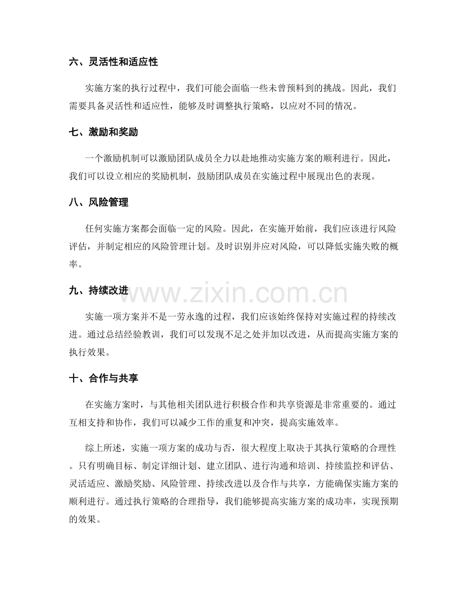 实施方案的合理执行策略.docx_第2页