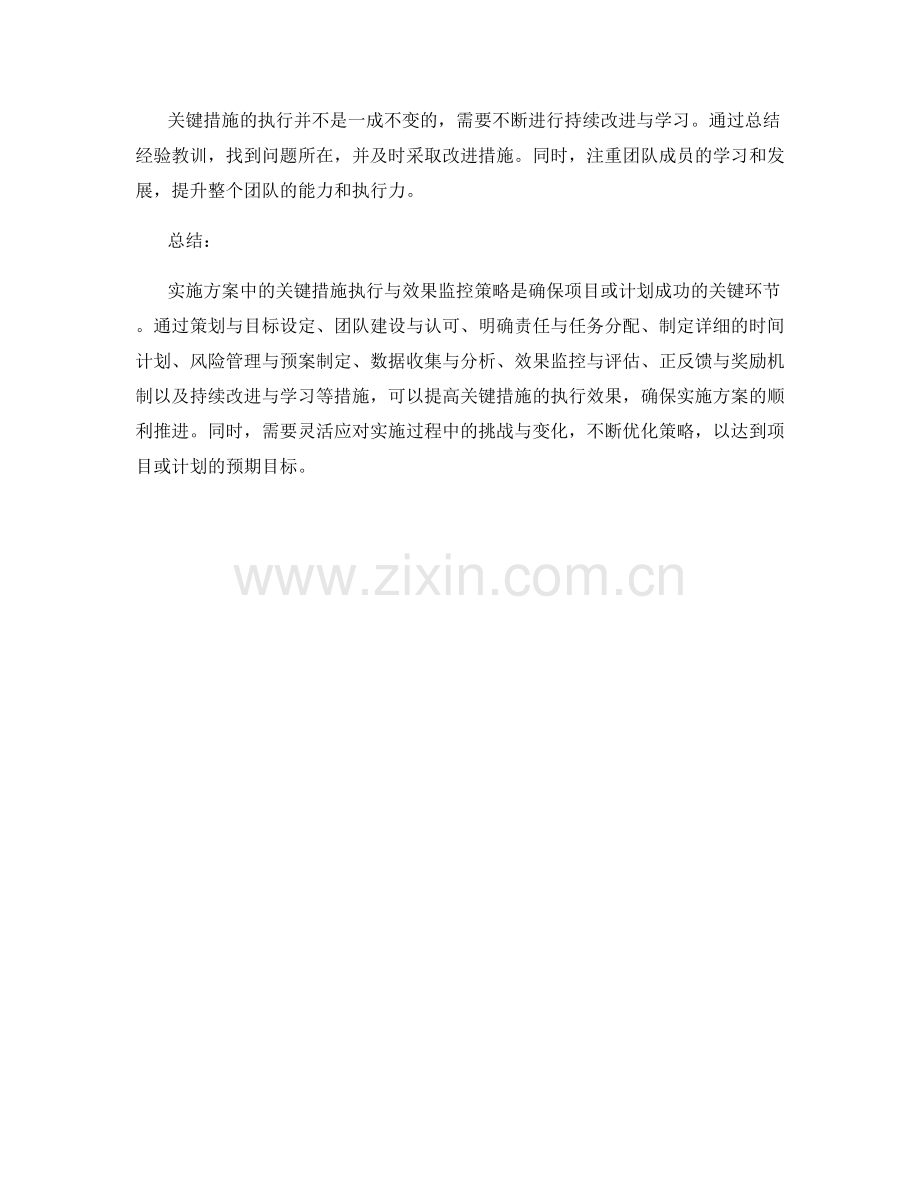 实施方案中的关键措施执行与效果监控策略解析.docx_第3页