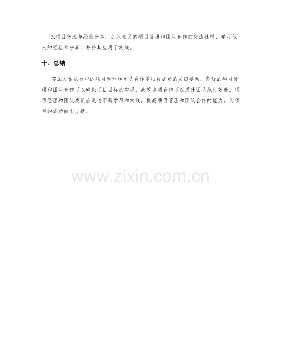 实施方案执行中的项目管理与团队合作.docx_第3页