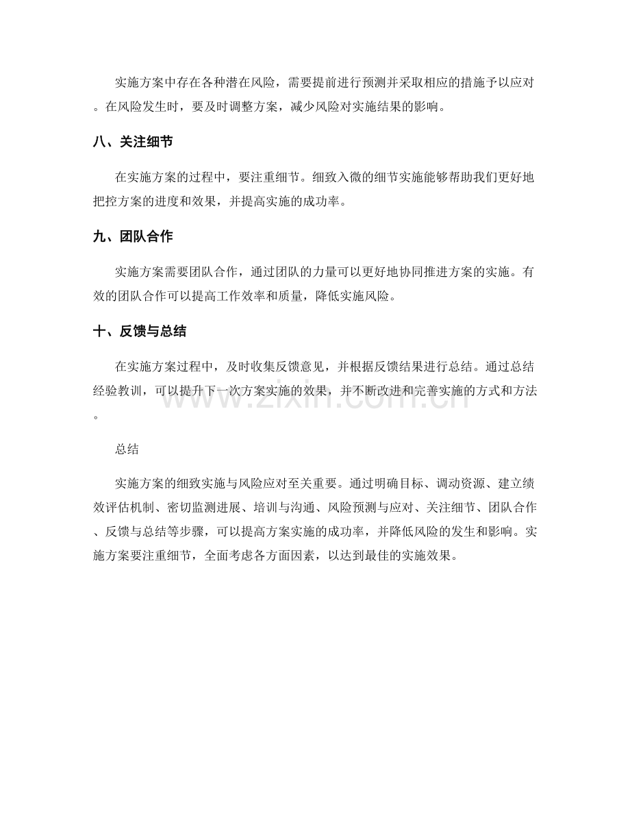 实施方案的细致实施与风险应对.docx_第2页