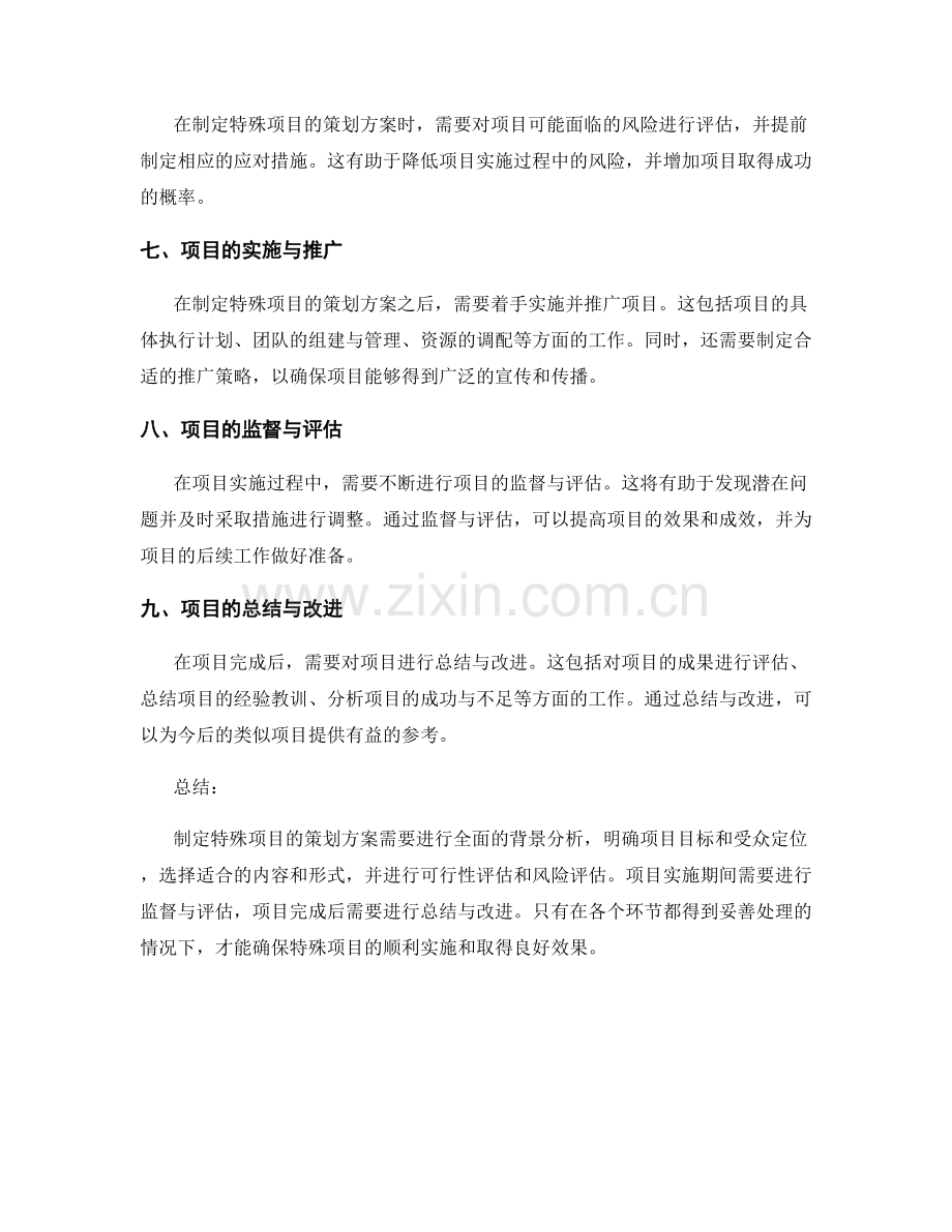 特殊项目策划方案的制定原则与技巧.docx_第2页