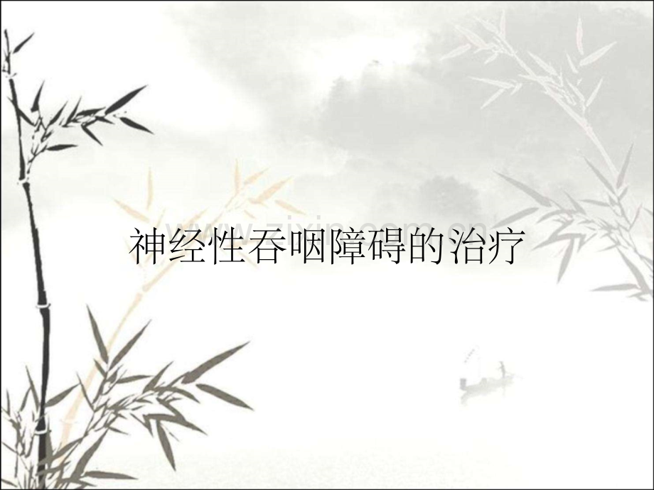 神经性吞咽障碍的治疗.pptx_第1页