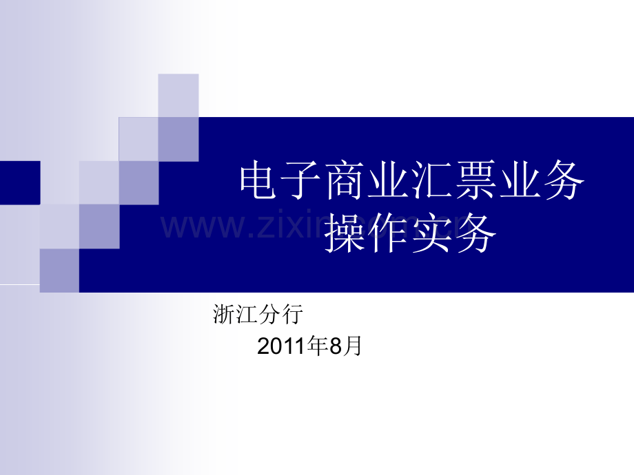 浙江分行—电子商业汇票业务操作实务.ppt_第1页