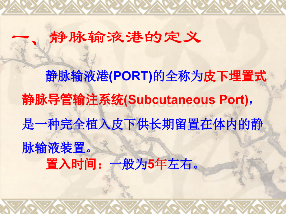 静脉输液港(PORT)的维护.ppt_第2页