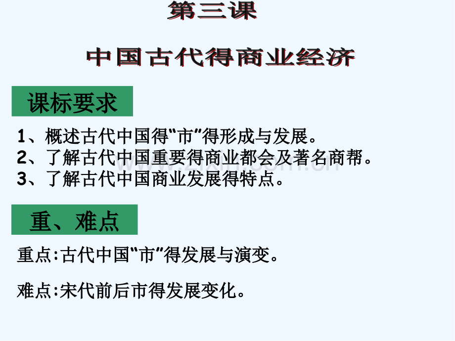 专题一第三节中国古代的商业经济课件-PPT.pptx_第2页