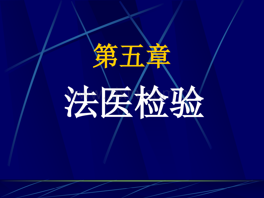 《刑事技术》(法医检验)多媒体课件.ppt_第1页