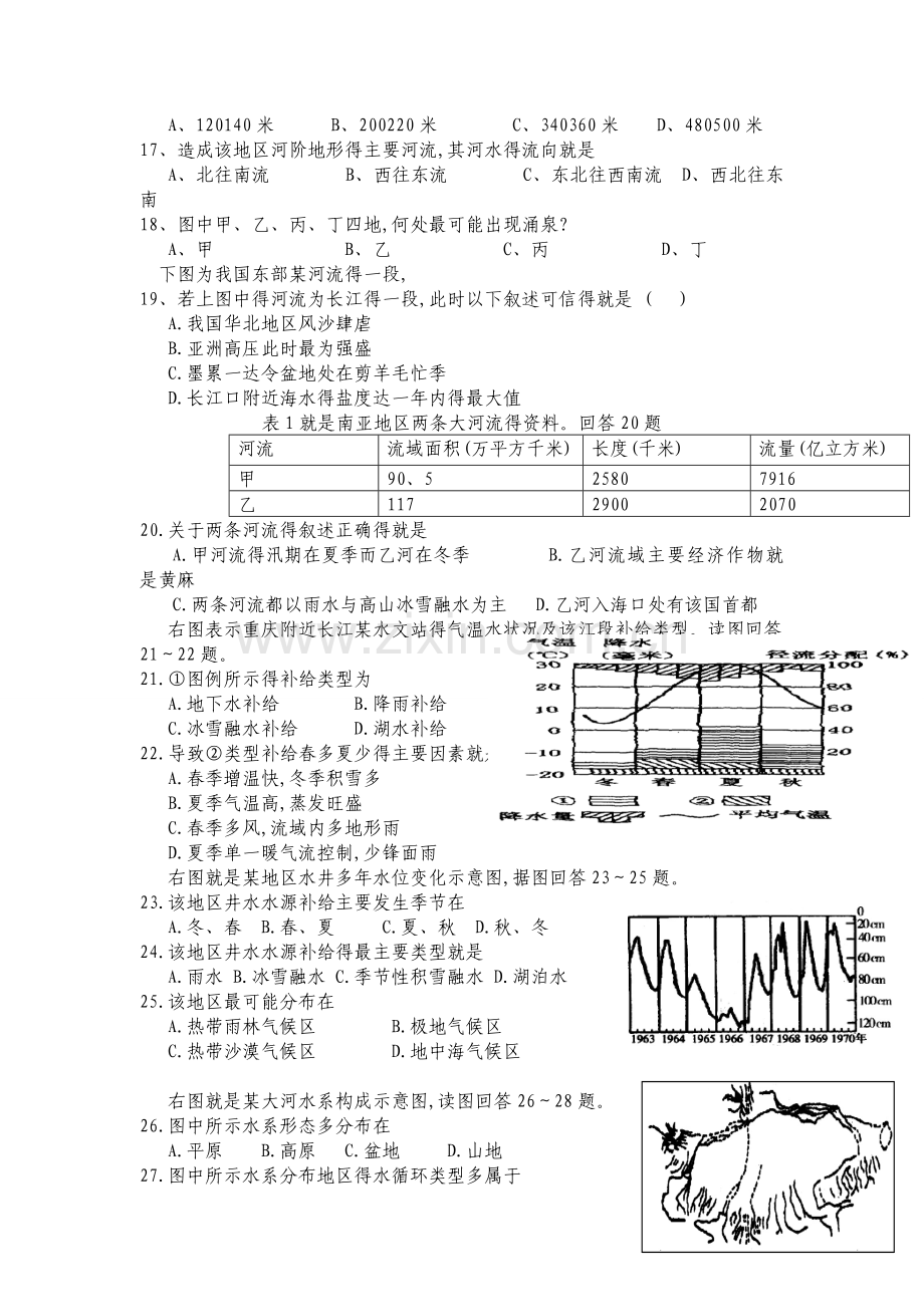 高考地理河流专题练习.doc_第3页