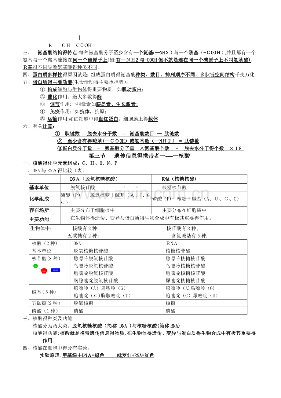 高中生物学业水平测试知识点归纳.doc_第3页