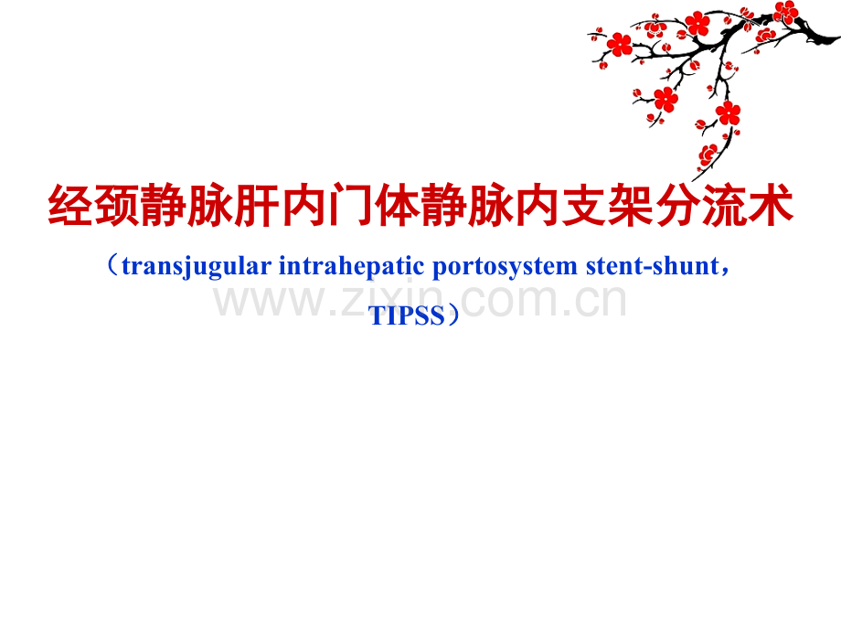 经颈静脉肝内门体静脉分流术.ppt_第1页