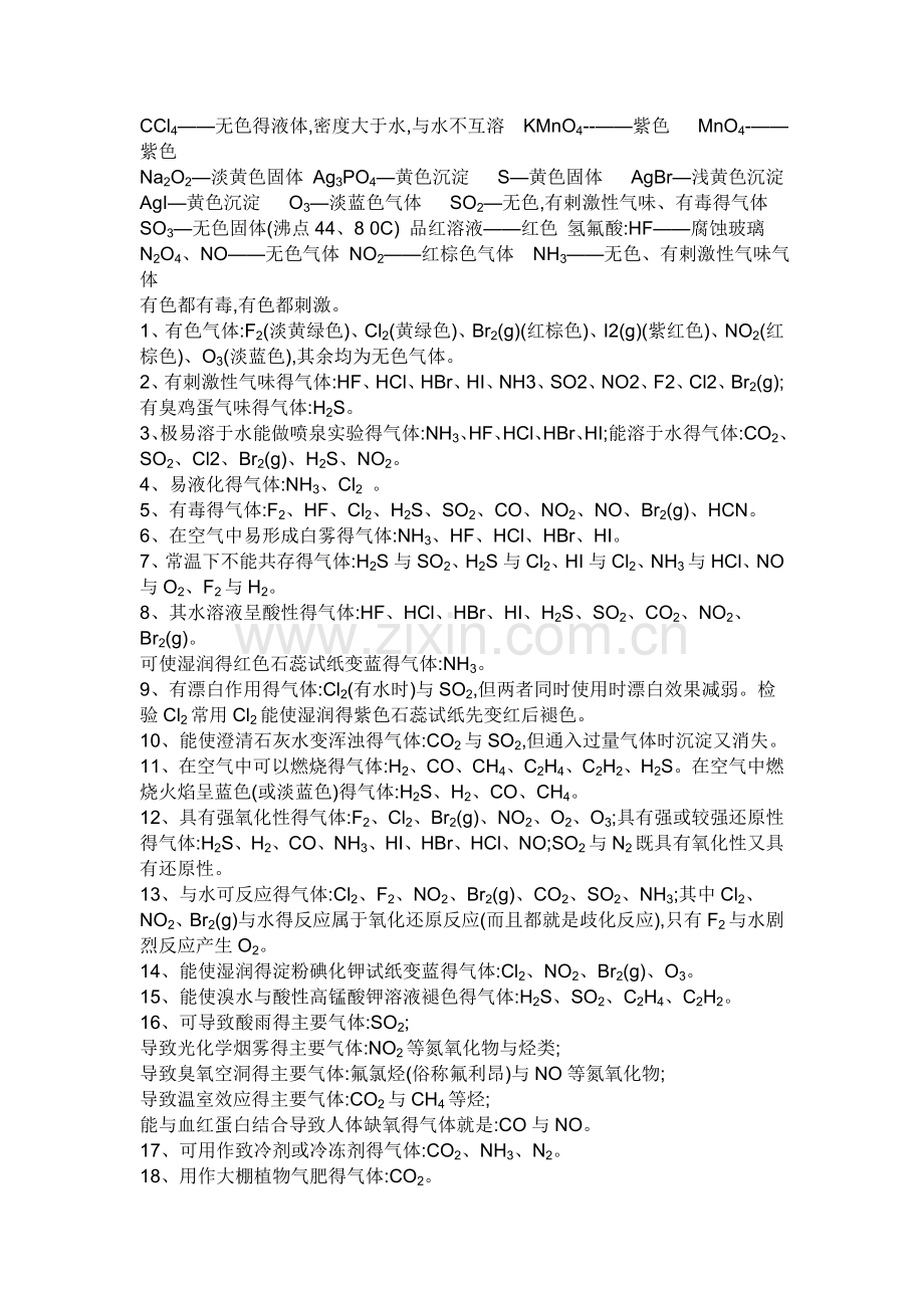 高中化学常见物质颜色总结.doc_第2页